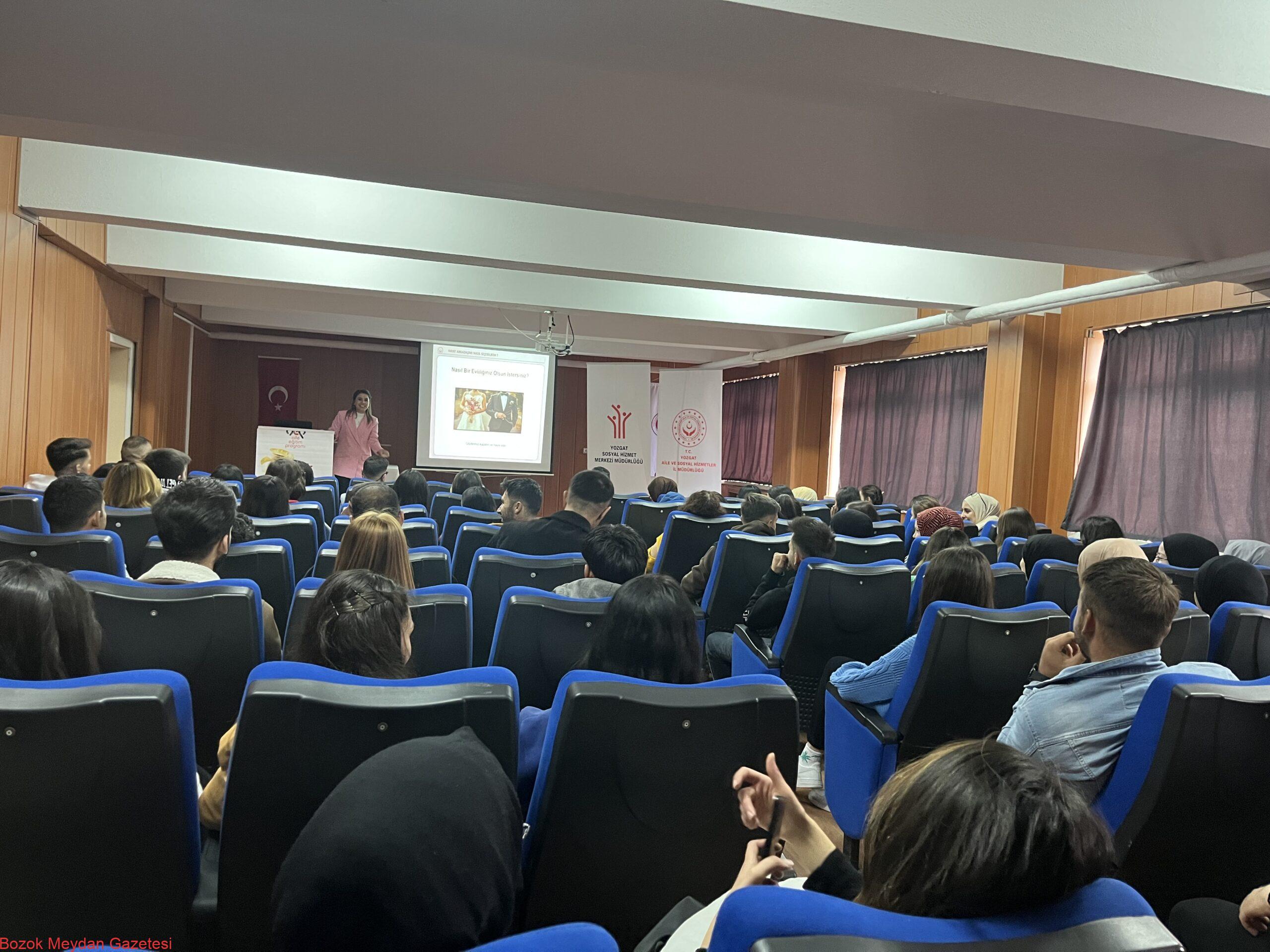 EVLİLİK ÖNCESİ EĞİTİM SEMİNERİ DÜZENLENDİ