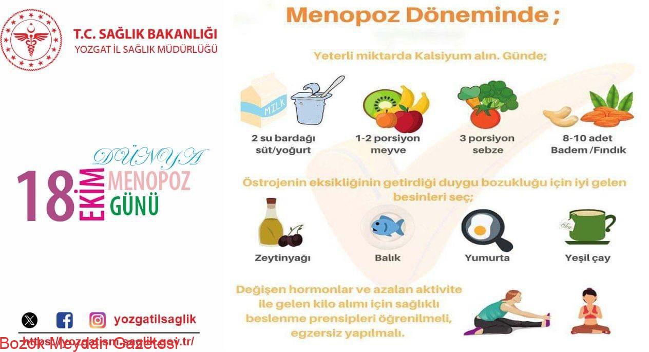 Şahin Menopoza dikkat çekti