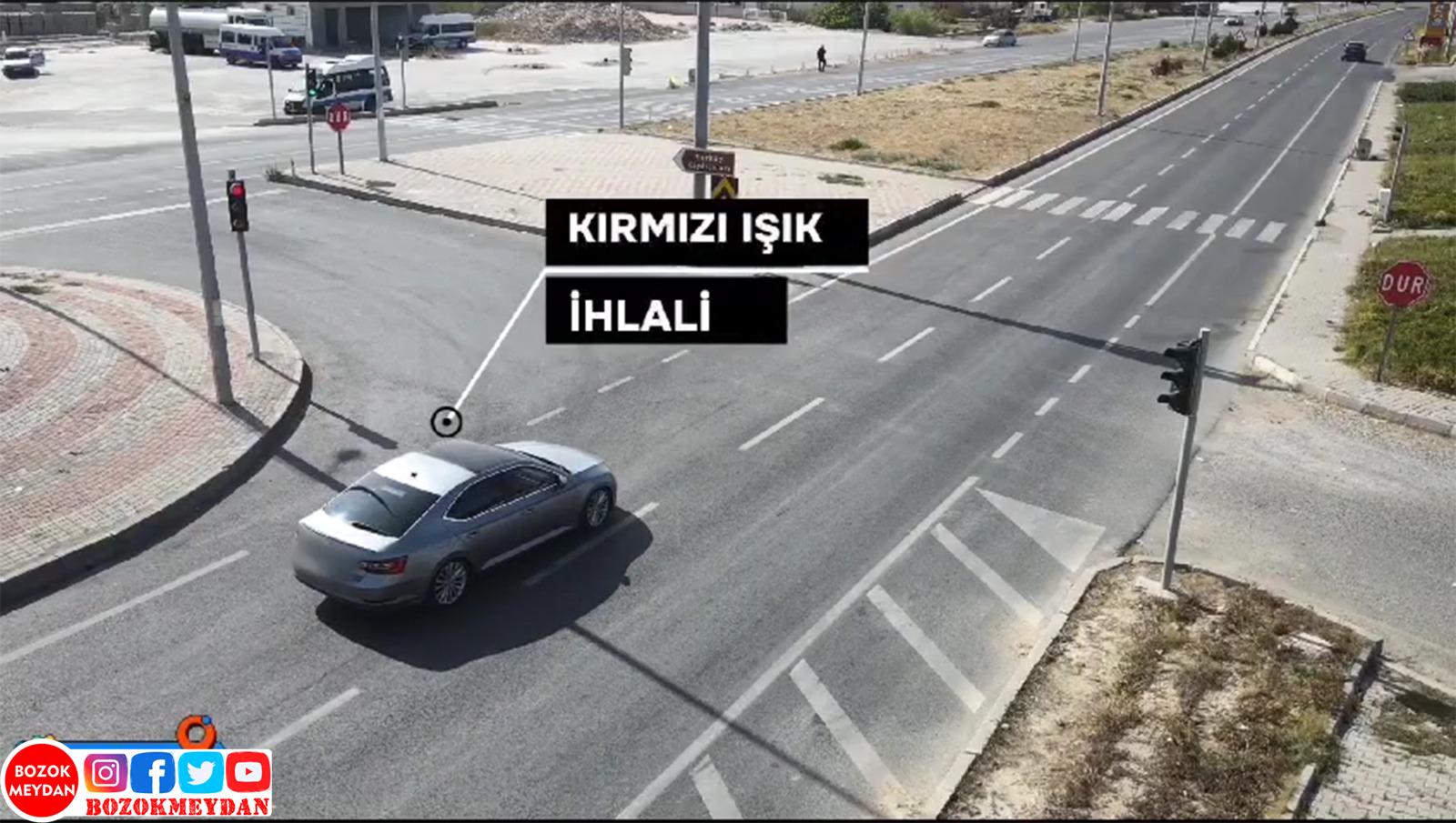 TRAFİK İHLALLERİ DRONLA TESPİT EDİLDİ