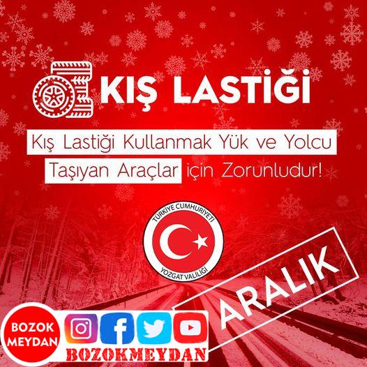 Yozgat Valiliği’nden sürücülere kış lastiği uyarısı!
