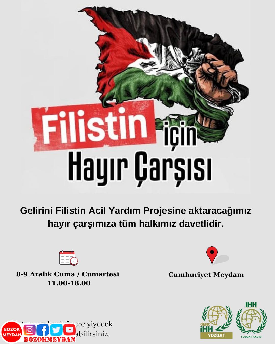 İHH Yozgat’ta Hayır Çarşısı Kuracak