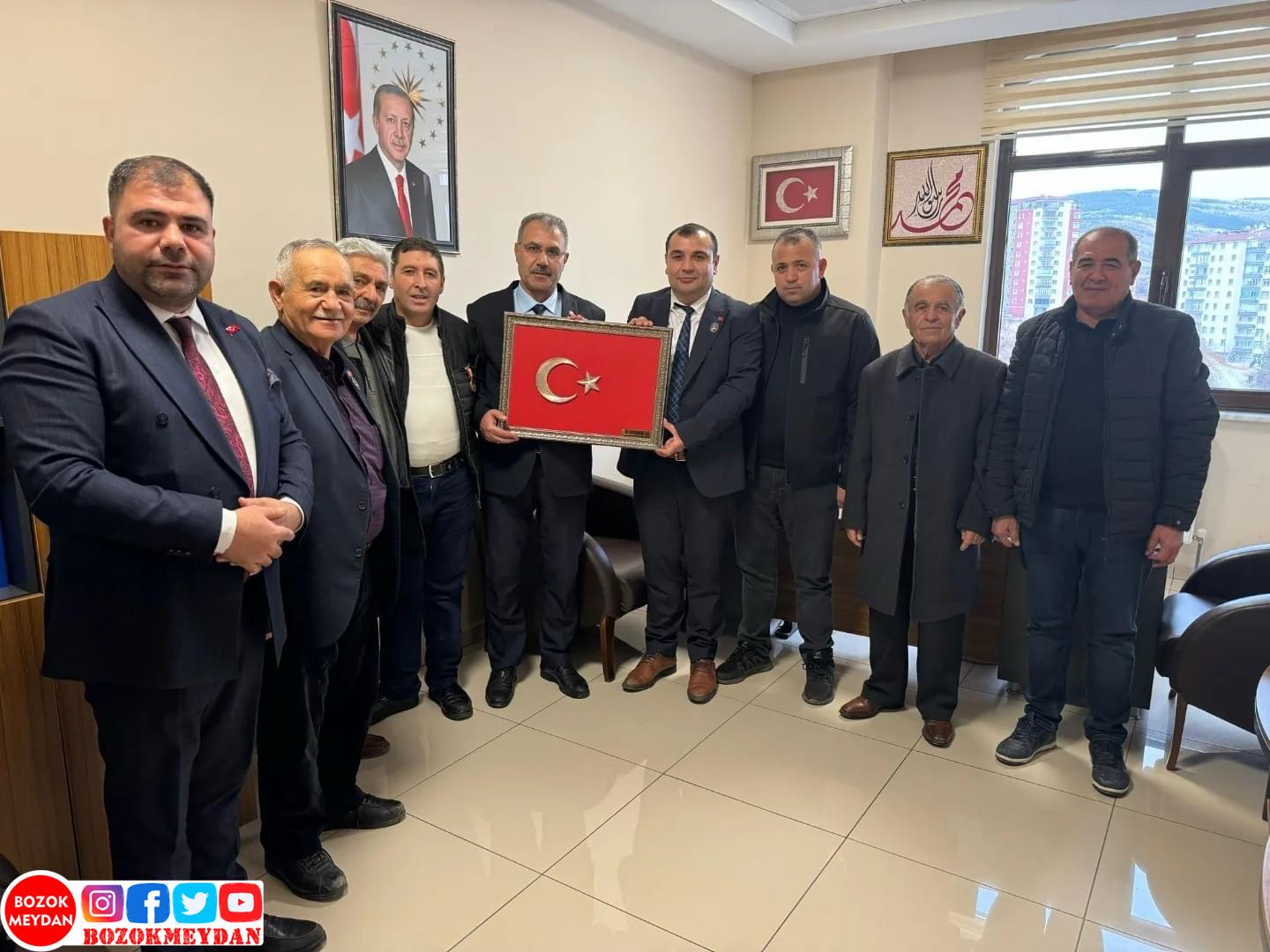 Yozgat Şehit ve Gazi Aileleri Derneğinden Yeni İl Müdür Yardımcısına Hayırlı Olsun Ziyareti