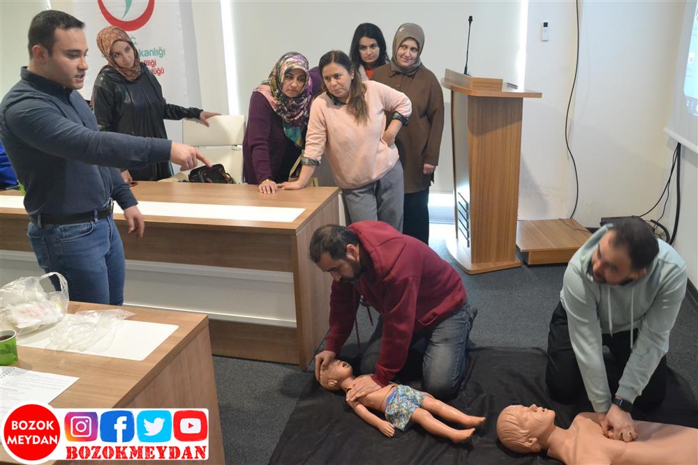 Yozgat’ta Gençlik ve Spor, Meteoroloji ve Çocuk Evleri Personeline İlk Yardım Eğitimi