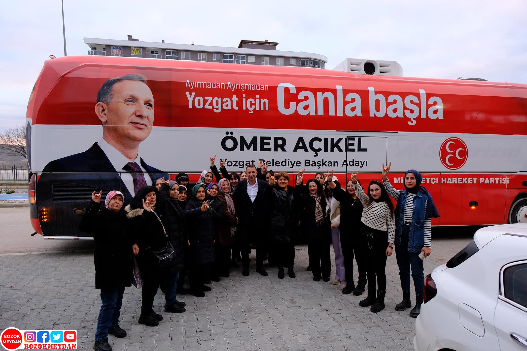 Ömer Açıkel’e Kadın Kollarından Tam Destek