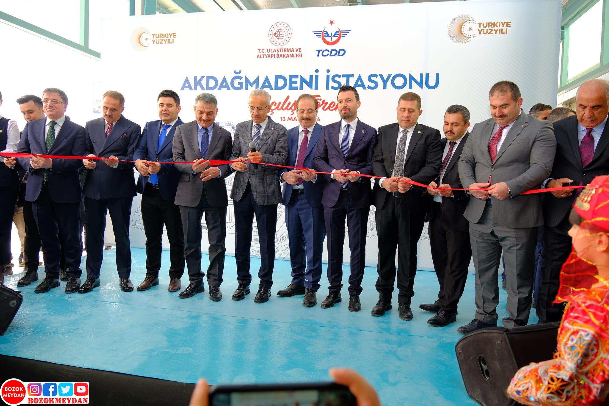 Sorgun ve Akdağmadeni Hızlı Tren Garları Açıldı!