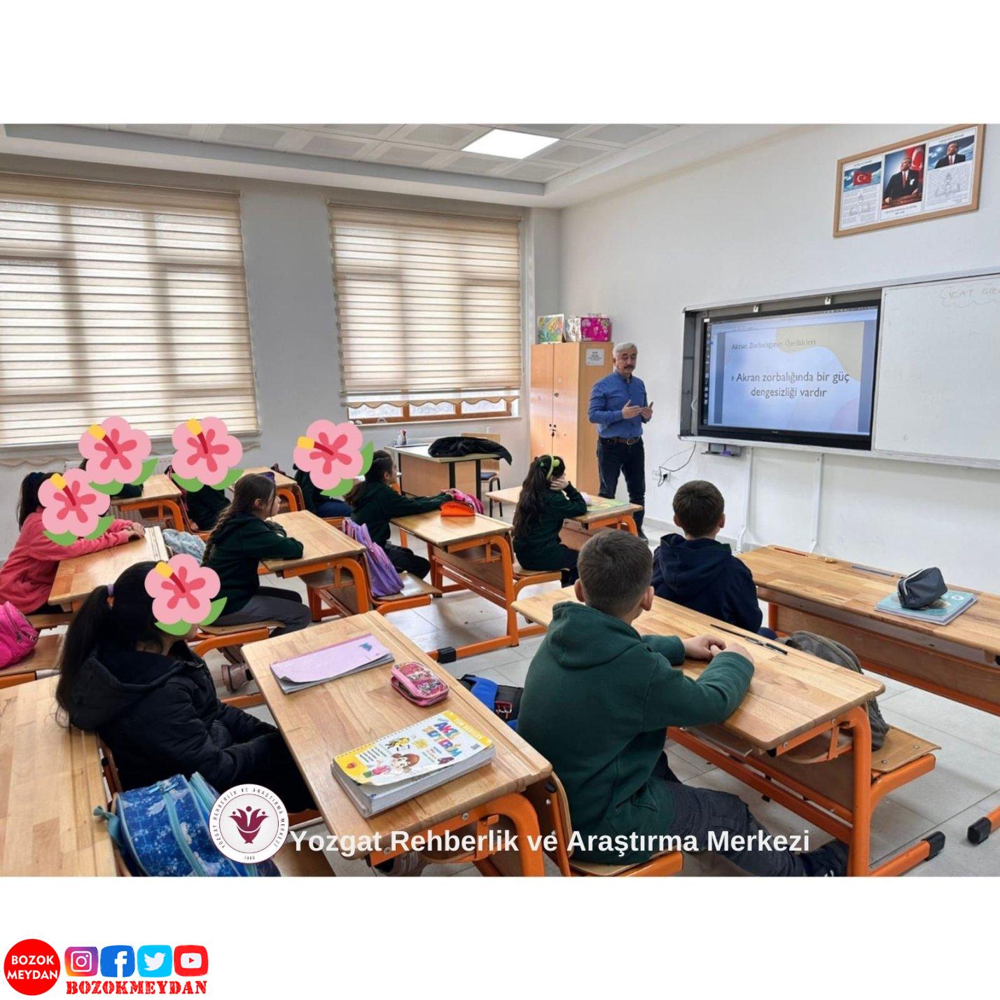 Öğrencilere ”Sınır Koyma” ile ”Akran Zorbalığı ” Konulu Seminerler Verildi