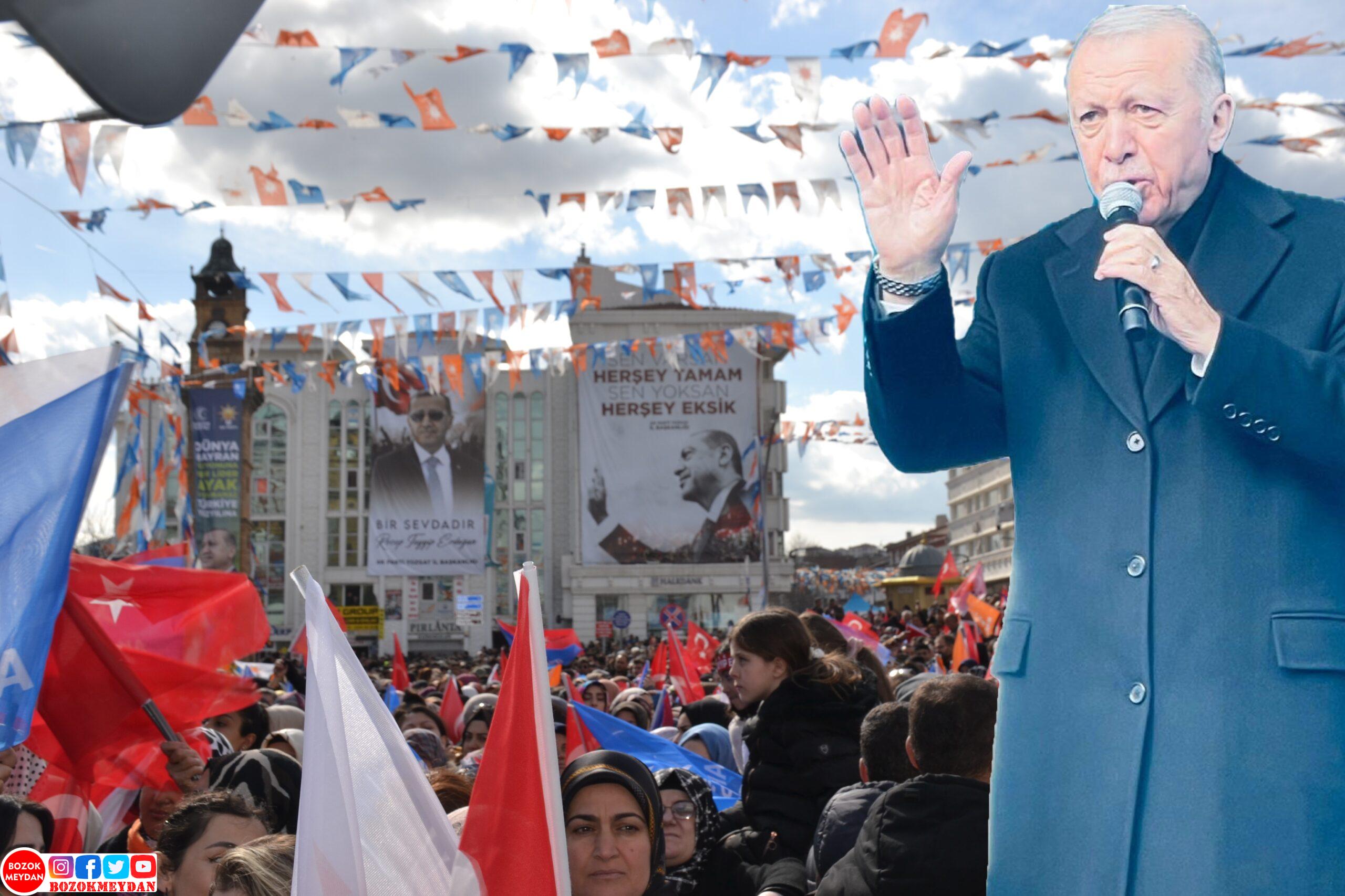 Cumhurbaşkanı Erdoğan Yozgat’ta Mitinge Katıldı