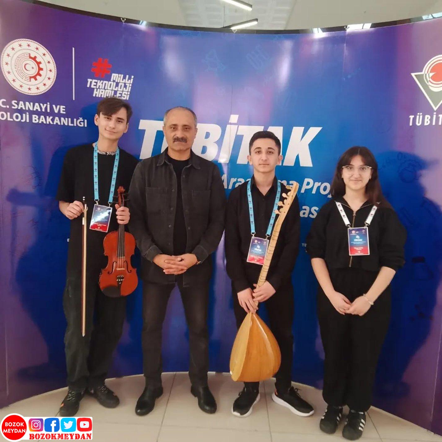 Yozgatlı Genç Sanatçılar TÜBİTAK Bölge Finallerinde