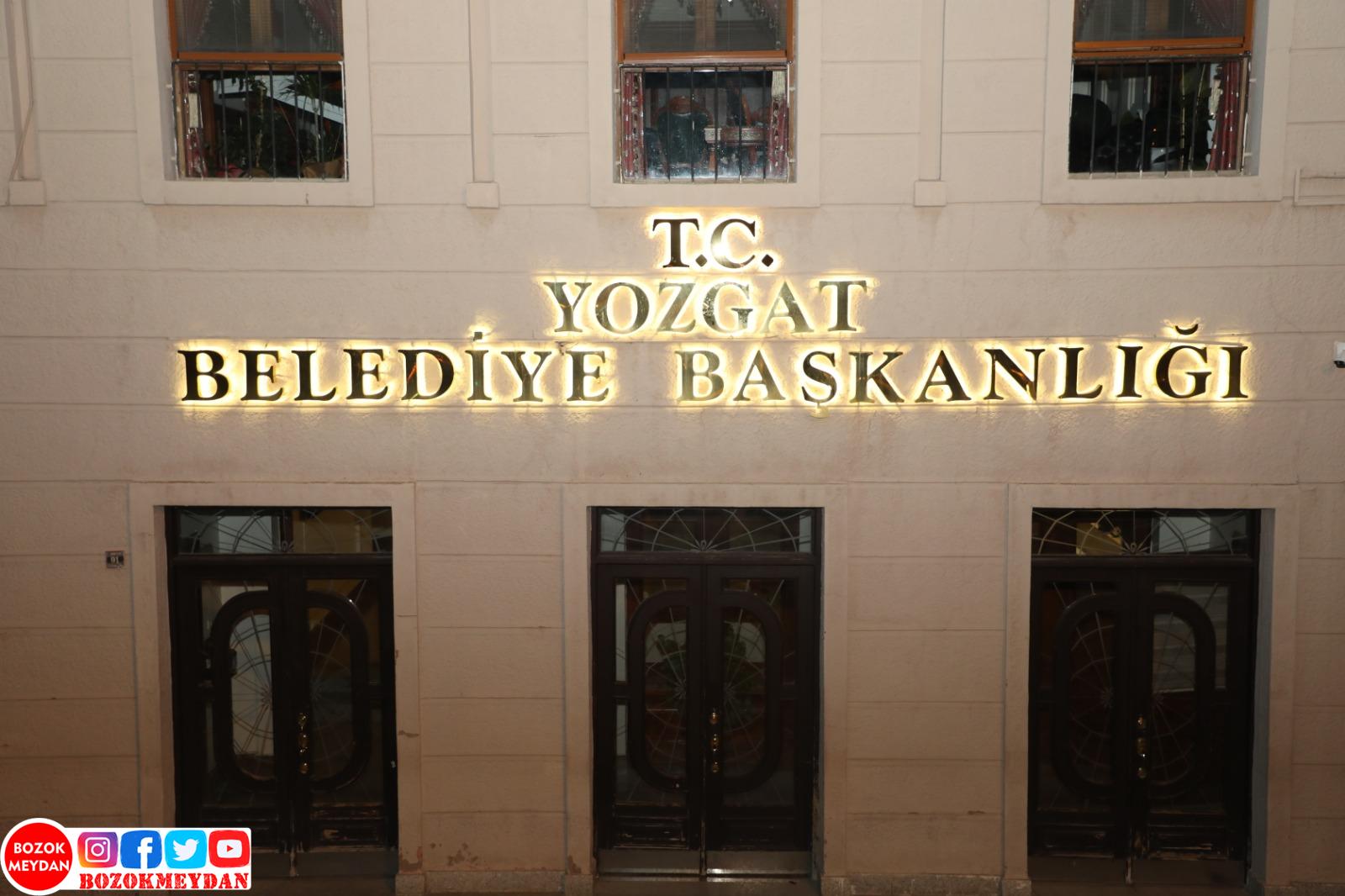 Yozgat Belediyesi Tabelasına T.C. İbaresi Eklendi