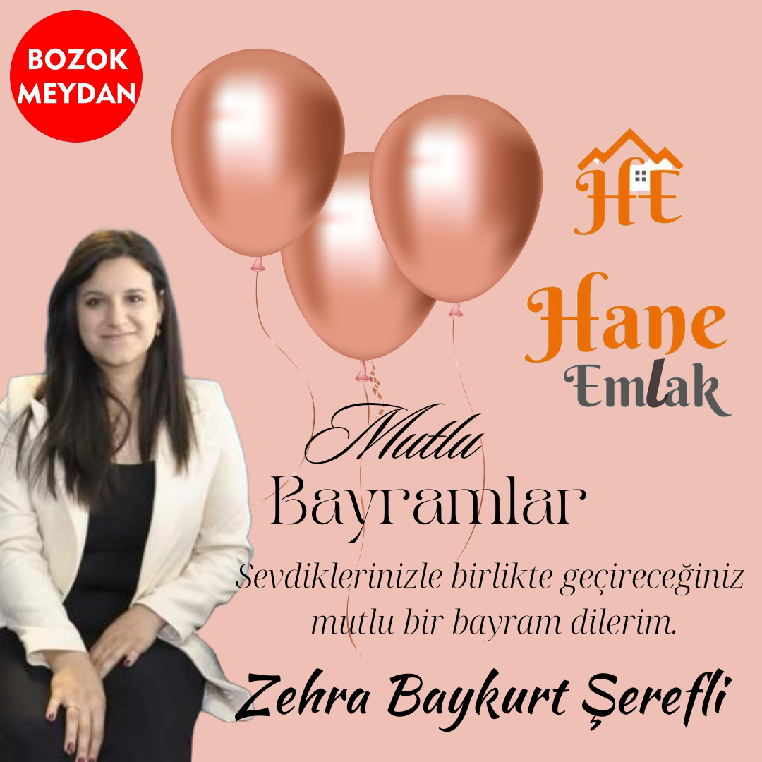 Hane Emlak Sahibi Zehra Baykurt Şerefli’nin Bayram Kutlaması