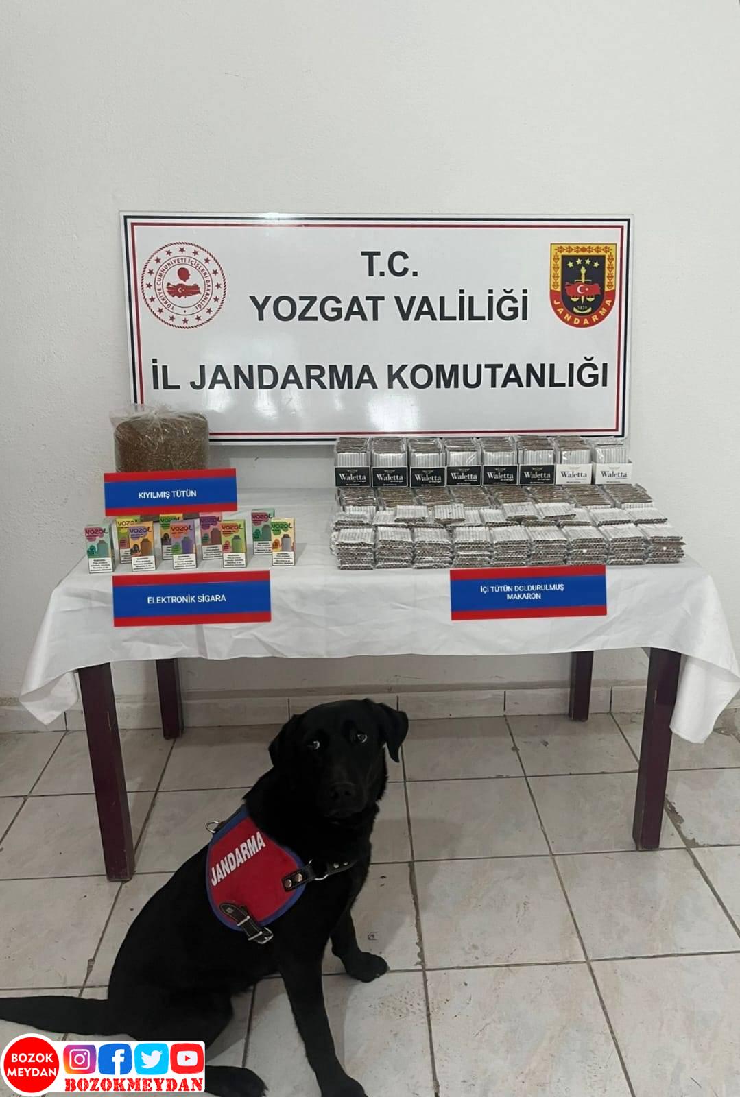 Sorgun’da Kaçak Makaron ve Elektronik Sigara Operasyonu!