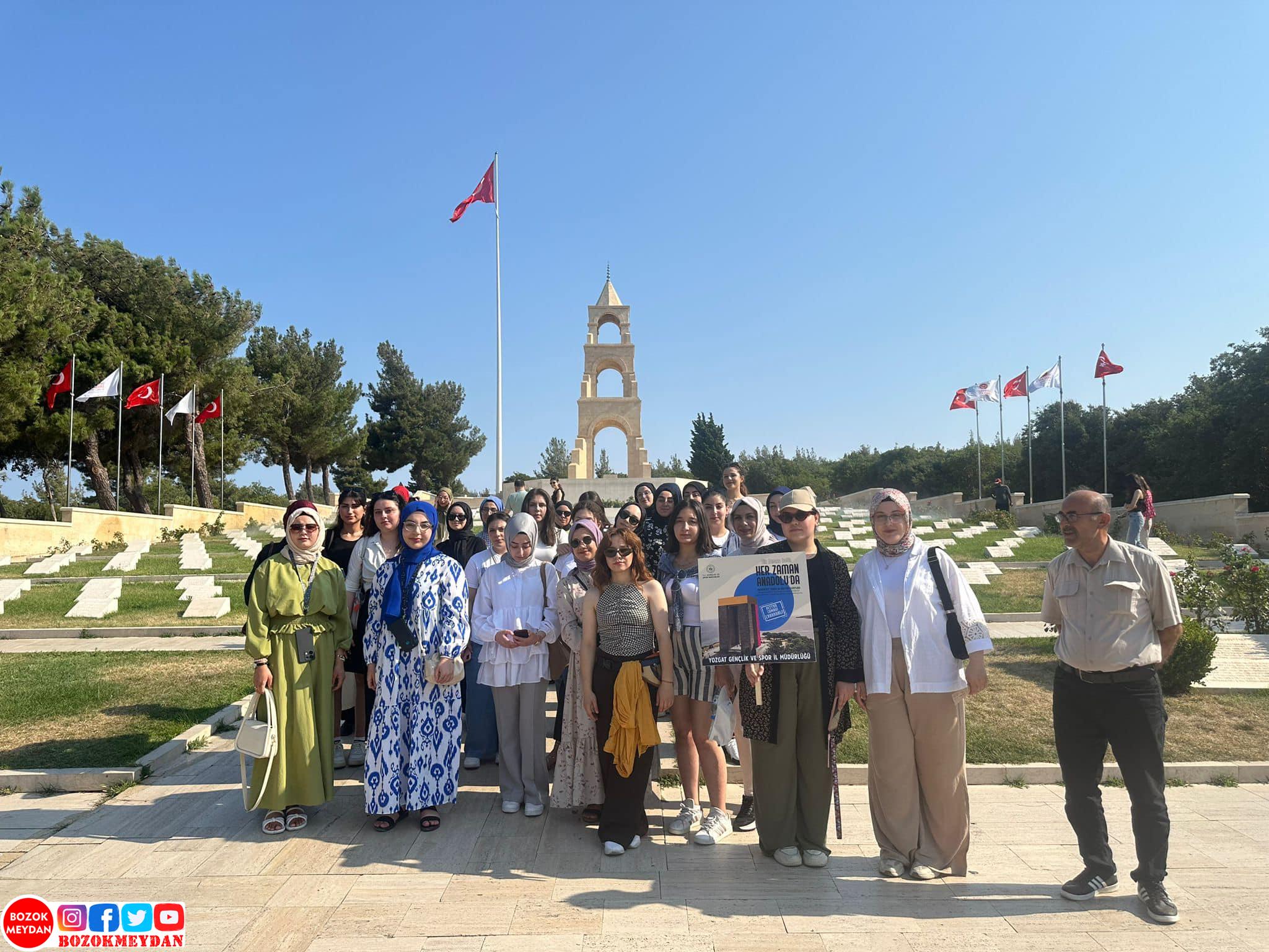 Yozgatlı Gençler Çanakkale’de Tarih ve Kültür Kampında