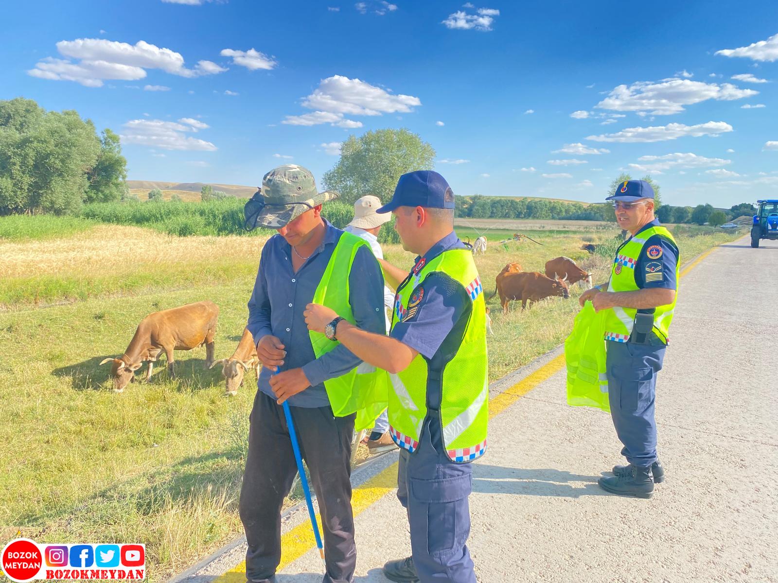 Çobanlar Dikkat! ”Reflektif Yelek Giy Görünür Ol”