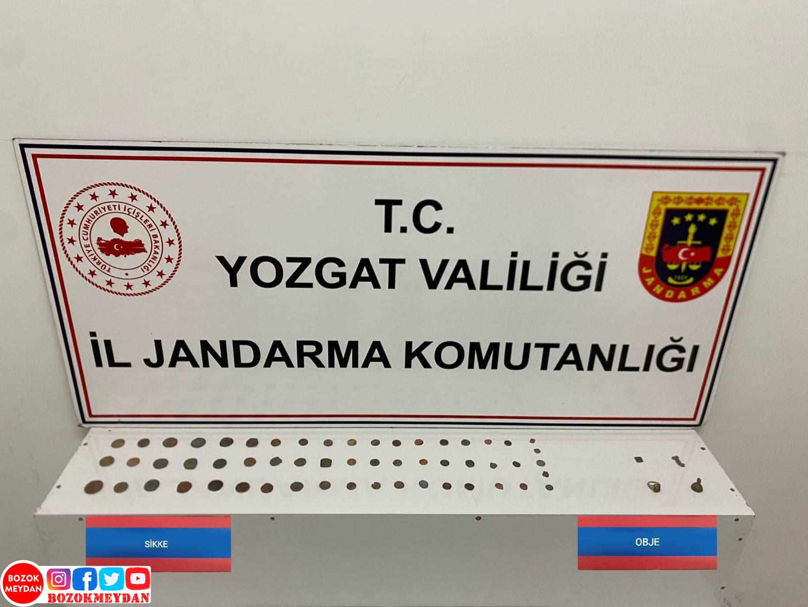 Yozgat’ta Tarihi Eser Operasyonu: 56 Sikke ve 4 Obje Ele Geçirildi