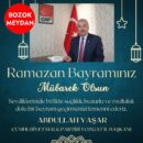 Cumhuriyet Halk Partisi Yozgat İl Başkanı Abdullah Yaşar’ın Ramazan Bayramı Kutlama Mesajı!