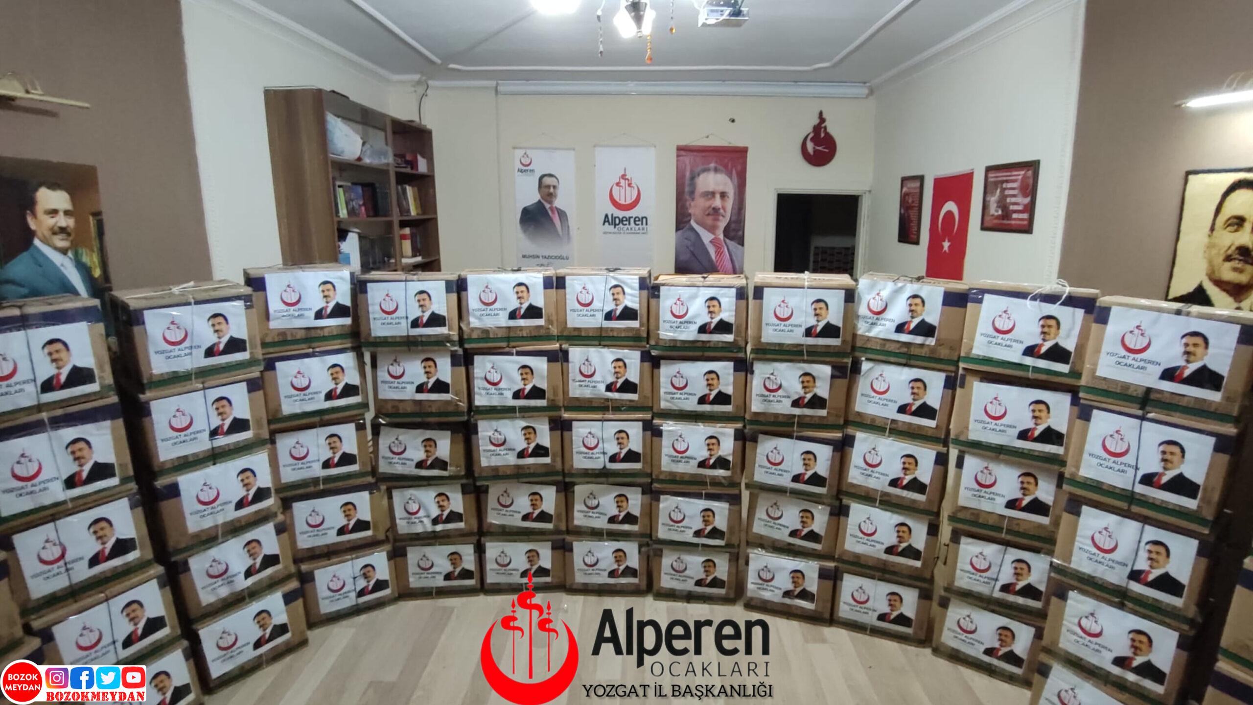 Yozgat Alperen Ocakları’ndan İhtiyaç Sahiplerine Ramazan Kolisi Desteği