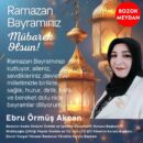Ebruli Yöresel Yemekler İşletme Sahibi Ebru Örmüş Akcan’ın Ramazan Bayramı Kutlama Mesajı!