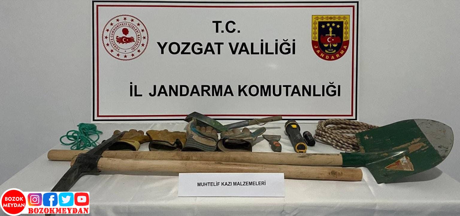 Yozgat’ta Kaçak Kazıya Suçüstü!