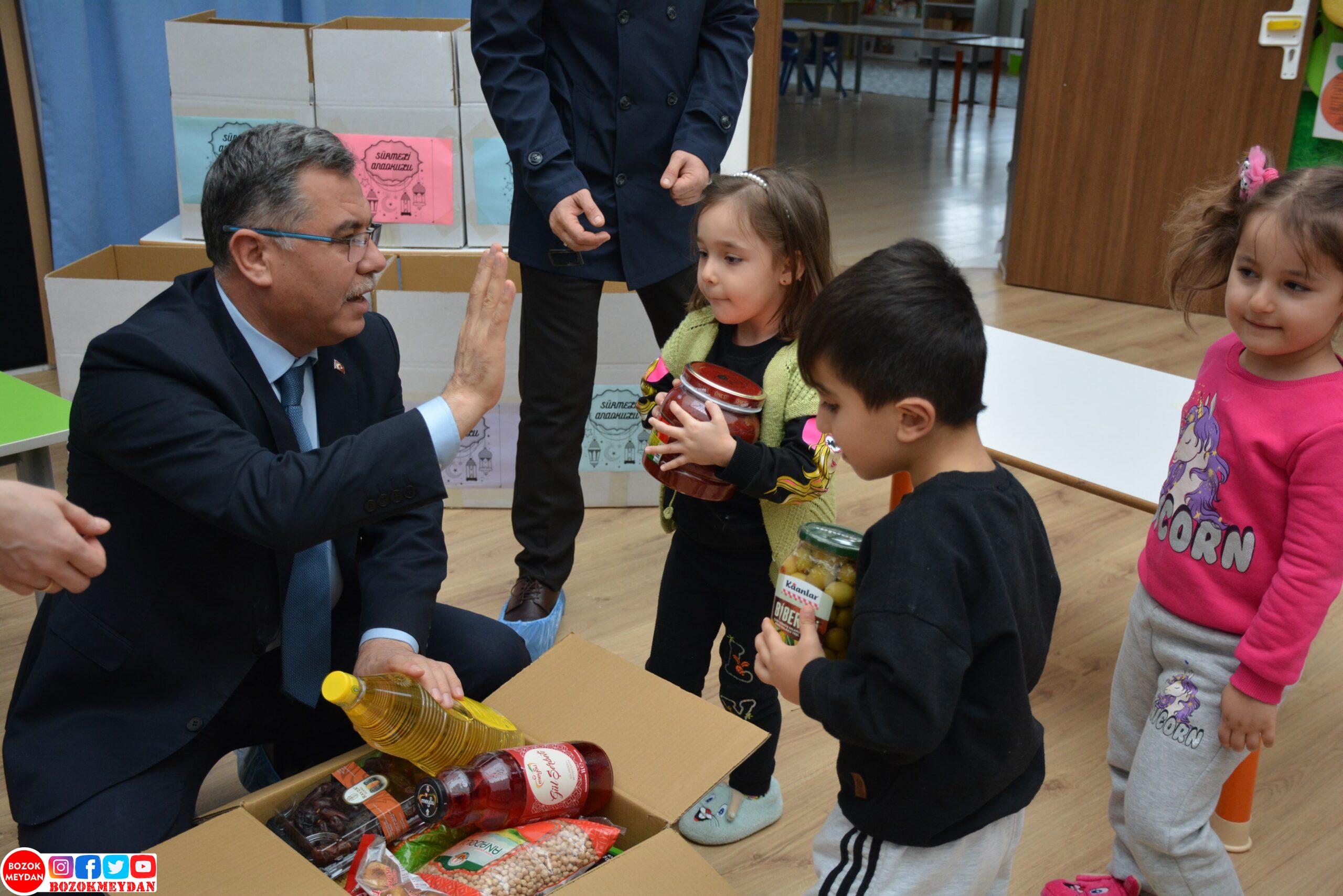 Minik Öğrencilerden Ramazan Kolisi Dayanışması