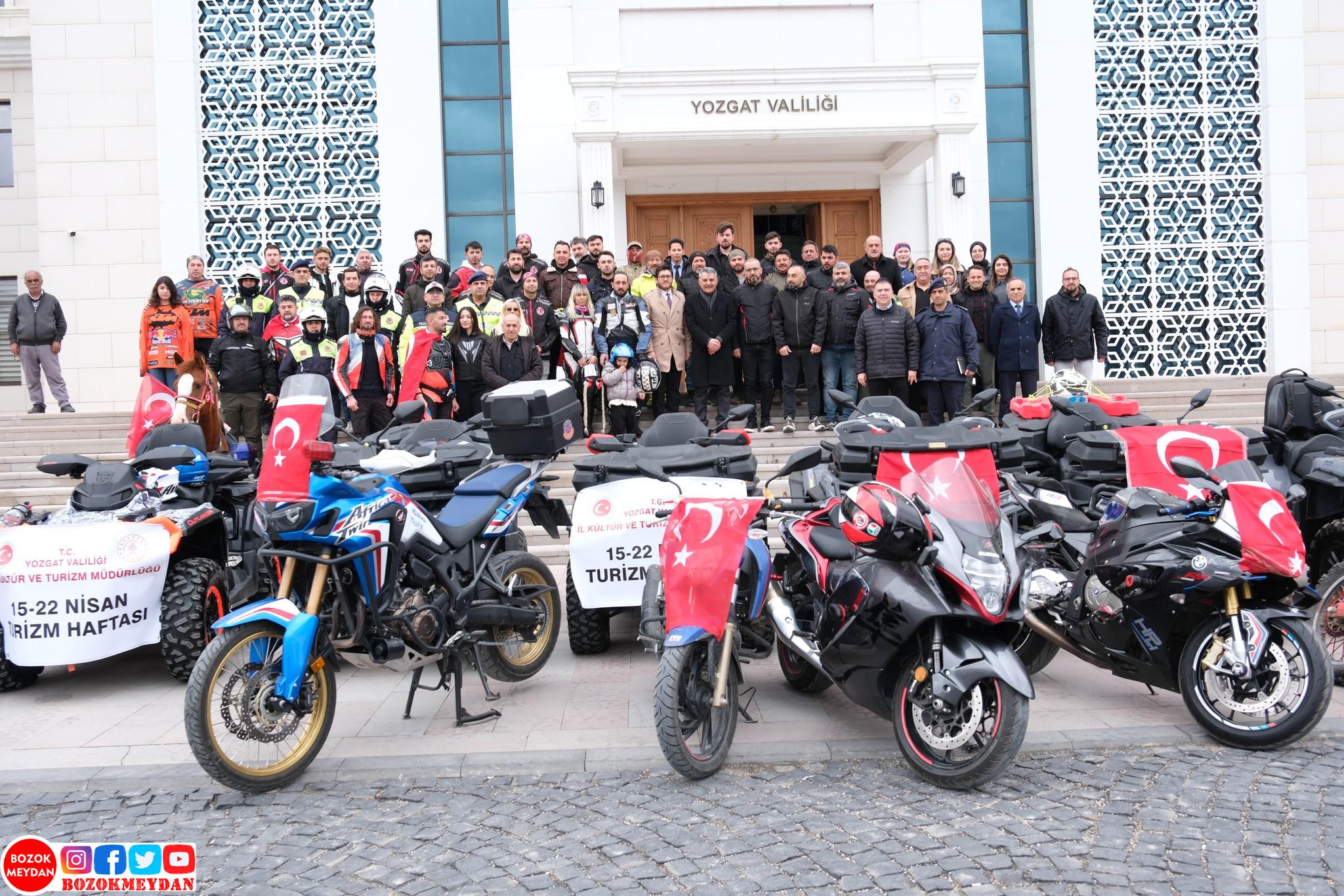 Yozgat’ta Turizm Haftası’nda Motor ve ATV Turu Düzenlendi (Videolu Haber)