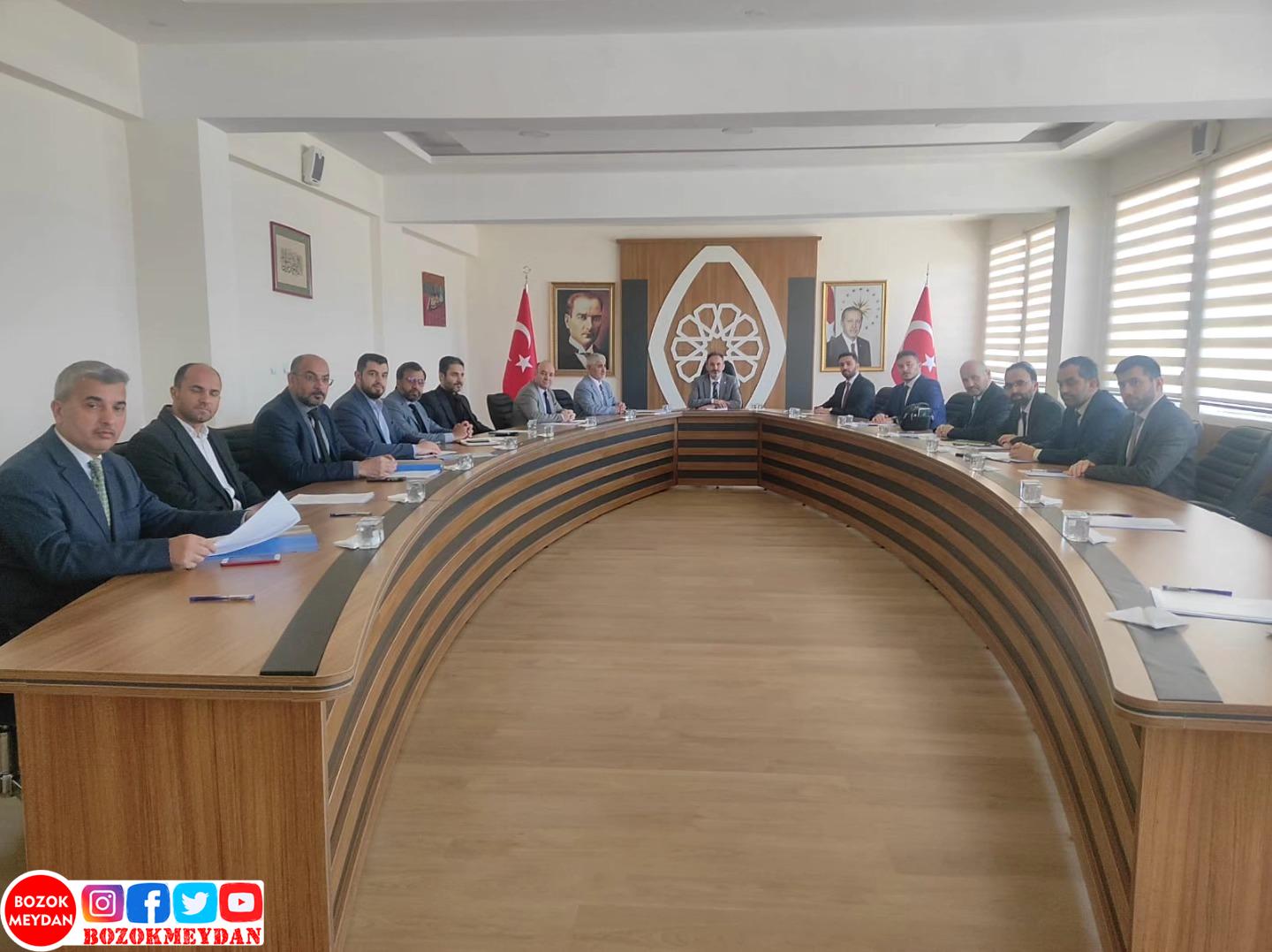 İlçe Müftüleri Nisan Ayı Toplantısı Saraykent’te Yapıldı