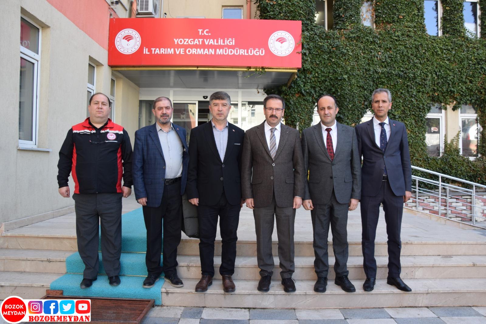 Yozgat Tarım ve Orman İl Müdürlüğü’ne Ziyaret: Tarımsal Destekler Masaya Yatırıldı