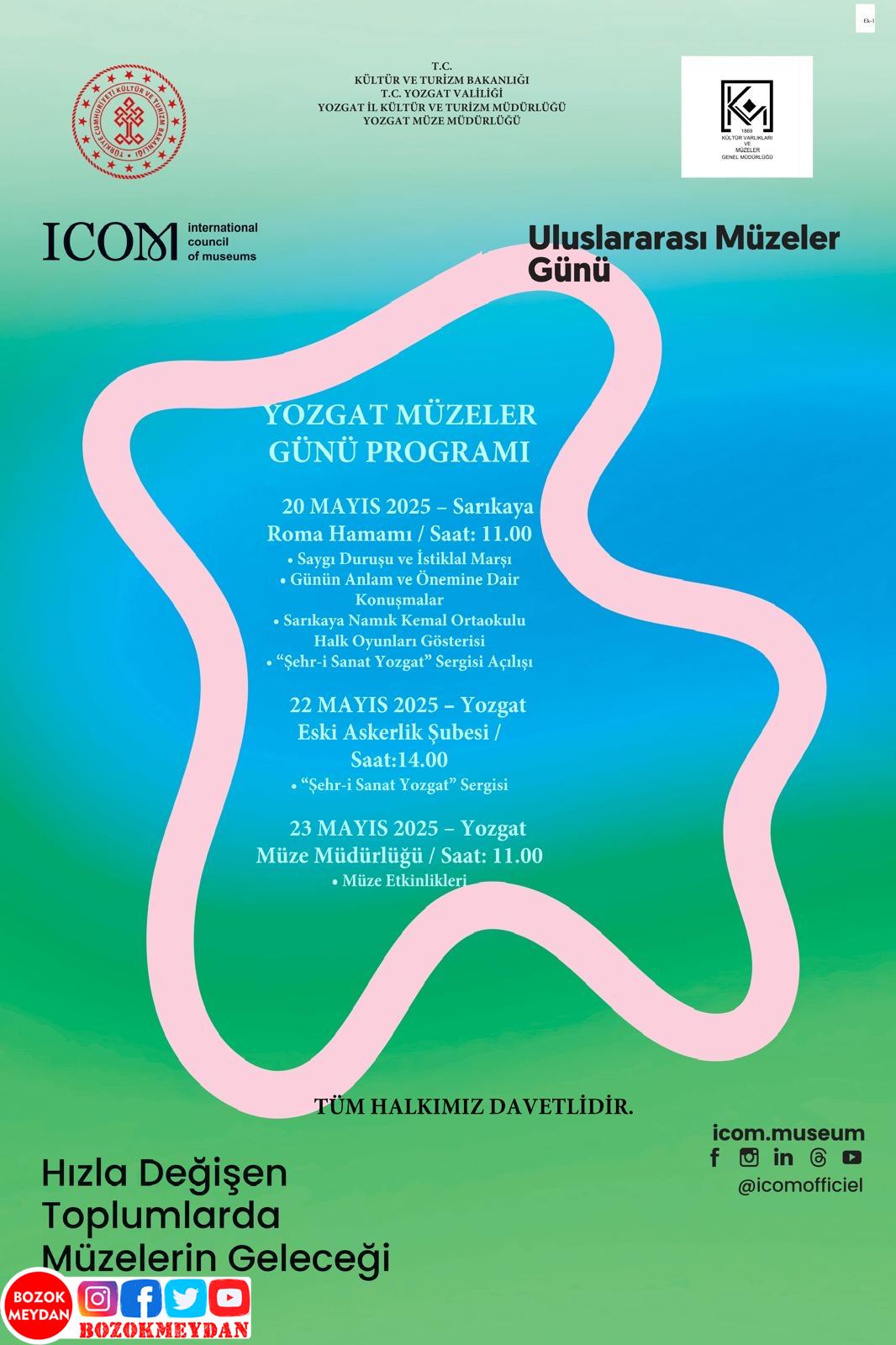 Yozgat’ta Müzeler Günü Renkli Etkinliklerle Kutlanacak